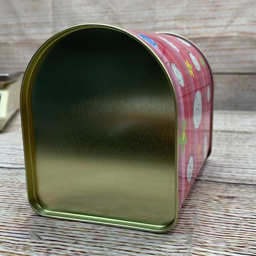 The Tin Box Company Pink Mailbox Tin Kids‎ Storage Container NEW